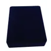 19x19x4cm velours ensemble de bijoux boîte longue perle collier boîte cadeau boîte affichage haute qualité bleu color272A