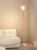 Floor Lamps Flower Design Lamp With Lampshade Stand Lighting LED For Children's Room Decoration Living Rooms Home Aesthetic Bedroom