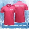 Hommes Polos DIY Hommes Sport Formation Glace soie été Polo À Manches Courtes Mâle Casual Séchage Rapide Gym Running Fitness Slim Tees Tops Vêtements 230720