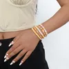 Pulseras con abalorios, pulsera personalizada de estilo étnico para mujer, traje, cuentas de letras de cerámica suave, accesorios coloridos, joyería para Resort de playa