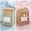 Baby Shower Favours of Little Prince Kraft Favor Boxy na urodzinowe pudełko na przyjęcie urodzinowe i prezent dekoracji dziecka 100pcs Lot SH228H