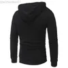 Sweats à capuche pour hommes Sweats à capuche pour hommes Sweat automne décontracté à manches longues solide à capuche hommes sweats à capuche survêtement Streetwear à capuche grande taille 5XL L230721