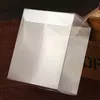 50 stks PVC Doos Doorzichtige Plastic Verpakking Dozen met Hang Gat Kleine Craft Gift Transparante Pakket Box215L