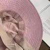 قبعات حافة واسعة مصمم حبل حبل الحبل قبعة Womensummer Spring كبيرة Eave Fisherman Cap قابلة للطي القطن الأشعة فوق البنفسجية الشاطئ Sun Bob Gorras