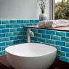 Tile Stickers Ceramic Marble Colorful 3D Bathroom Waterproof Kitchen Oilproof Wall Decal Decorative Selfadhesive PVC Wallpaper 230720