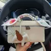 LP lunchbox tas damestas L19 designer make-uptas leer canvas gestrande handtas make-uptassen met tweewegrits