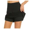 Spódnice Tennis Skorts Women Summer Sports Mini spódnice Aktywna spódnica Skort Szybka sucha spódnica bieganie w tenis golf trening sportowy spódnica tenisowa 230720