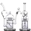 JM Air Flow Sci Glass Bongs Hookahs Bubbler Tubería de agua con brazo rociador Árbol Difundido Perc Oil Rigs 14 mm Accesorios para fumar conjuntos