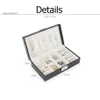 Fashion Women Portable Travel Jewelry Box Organizer Velvet Ornaments Storage Case Gift Box289U