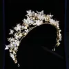 2020 Luksusowe korony ślubne Kołyk Tiaras Pageants Rhinestones Król Królowa Koronia Korona ślubna Bridal Bparty Headpies Prezenty 229n