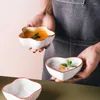 Płytki Ceramiczne przyprawy zanurzanie naczyń octu sos sojowy truskawkowy talerz strawerski odporny na pieczenie miski deserowe