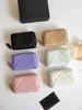 最高品質の財布高級デザイナーCウォレット格子縞のキャビアスタイルの女性カードホルダー財布本物のレザーチャンネルコイン財布財布の財布バッグ