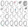 925 Sterling Silver Womens Diamond Ring Designer Fashion Jewelry Snowflake Love Wedding Engagement Rings for Women234V
