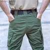 Pantalons pour hommes Pantalons tactiques militaires urbains Pantalons de combat SWAT pour hommes Randonnée pour hommes Chasse Imperméable Marchandises décontractées Pantalons Z230721