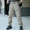 Men's Pants Overalls 2023 Spring And Autumn Tactical Outdoor Training Army Fans Slim-Fit Wear-Resistant Quality