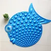 Eco-friendly cartoon fish pattern bath mat doormat mats slip-resistant pvc shower mat 45cm 56cm210u