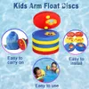 Sand Play Water Fun 6PCs Pack EVA Foam Swim Discs Arm Bands Mangas Flutuantes Piscina Inflável Float Board Exercícios de Natação para Bebês Círculos Anéis 230720