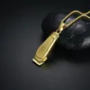 Подвесные ожерелья хип -хоп парикмахерская инструменты ожерелье для парикмахерской из нержавеющей стали для мужчин Bijoux276k