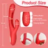 Vibratori Rabbit Tapping G-Spot Pattern Vibratore Stimolatore clitorideo femminile Potente modalità 21 Sex Toy Prodotti per adulti da donna 230720