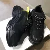 أحذية Triple S Black 17FW أحذية رياضية للرجال Grandpa Trainer Vintage Dad Shoes Men's Women Green Ceahp Sports Shoe Size 36-45 No7 No8