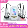 3in1 Cavitation RF Slimming Machine 40k Ultraljudsfettförlust Kroppsformning Skulptering Skin åtdragning Face Lyft Radiofrekvens Ultraljud Slim Cellulite Borttagning