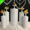 Grand Event Flower Cake Dessert Candy Crafts Display Metal Rack Wedding Cylinder Pillar Stand Rack For Kids Baby 100 Days Sh268D