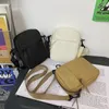 Kvällspåsar duk kvinnors crossbody väska trend 2023 Oxford axel handväska koreansk solid färg studenttelefon enkel shoppare handväska