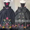 2023 Bescheiden Mexicaanse Geborduurde Avondjurken Formele Speciale Gelegenheden Sweetheart Satijn Corset Back Bow Quinceanera Dress Sweet 1237S