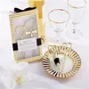 wedding party favor gifts and giveaways for guests -- Cheers To A Great Combination Gold Wine Set wedding souvenir 50 sets lot342u