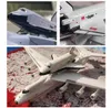 Transformation Toys Robots Scale 1 400 Ukraina AN225 MRIYA CCCP z Buran Max Shuttle samolot Model Replica Diecast edukacyjne zabawki dla dzieci dla dzieci 230721