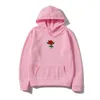 Men's Hoodies Sweatshirts Harajuku Hoodie Sweatshirt Men Fashion Streetwear Rose Flower Print Hoodies Tops Pullover Mens Hoody Hooded Sweatshirt Clothes 230721