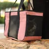 Cat Carriers Pet Bag Portable Dog Small Supplies Car Strap Animal Handbug