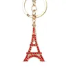 Porte-clés 2023 NoEnName_Null Mode Tempérament Tour Eiffel Porte-clés Portefeuille Sac Boucle Vacances Cadeau D'anniversaire