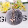 Neue süße Ballerina-Schlüsselanhänger mit Strass-Ballett-Plüschball-Schlüsselanhänger für Geschenke, Charm-Schlüsselanhänger, Ringschmuck, 6 Stück, Lot 312x