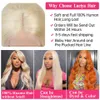 Haarstukjes 613 HD Lace Frontal Body Wave Transparant 13x4 Front Human Pre Plucked Sluiting Luciya 230720