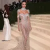 Luxury Beaded Mermaid Formal Prom Dresses 2023 Illusion Neck Off the Shoulder Women Birthday Evening Party Gowns Arabic Dubai Robe De Soiree