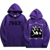 Men's Hoodies Kpop TWICE Women Men Fashion Oversized Sweatshirt Korean Autumn Fleece Pullover Tops Streetwear Y2k Merch Clothes