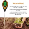 PH Meter Professionele Bodem PH Meter 4 In 1 LCD Display Temperatuur Zonne Vocht PH Tuin Zonlicht Tester voor Tuinieren met Backlight 230721