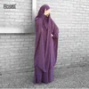 Ubranie etapowe itosell kobiety z kapturem muzułmańska sukienka hidżab eid odzież modlitewną Jilbab Abaya Long Khimar Pełna okładka Ramadan Suknia Abayas Islamski materiał 230720