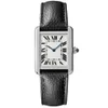 Luxury Watan's Watch Fashion Casual Leather Strap de 25 mm Batterie de quartz Watch de créateur précis et stable Watch341h