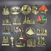 Fridge Magnets Handmade Europe Dubai USA Austria Vienna Venice UK Metal Refrigerator Stickers Bottle Openers Gift Souvenirs 230721