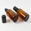 2019 Ny heta försäljning 30 ml Amber Fragrance Glass Roller flaska Essential Oil SS Roller Ball Aromaterapy Bottle 440pcs/Lot FQAOV