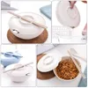 Kommen Instant Noodle Pot Kom Set Met Deksels Deksel Huishouden Eetstokje Lepel Eetstokjes Keuken Bamboe Schattig