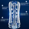 Masturbatoren Männer Masturbation Cup Weiche Silikon Katze Transparent Vagina Erwachsene Produkt Ausdauer Sport Vakuum Tasche Sex Spielzeug 230720