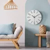Wall Clocks Useful Clock Mute Decorative Energy-saving 12 Inch Simple Design