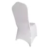 椅子は白黒20/30/50/100ピースバンケットエルデコレーション230720に使用されるユニバーサルエラスティックポリステルパーティースパンデックスアーチチェアカバーカバーカバー