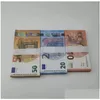 Другие праздничные вечеринки поставляют фальшивые деньги банкнота 10 50 50 100 200 500 евро реалистичные игрушечные борные реквизиты копия валюта фильм Faux-Bille Dhjt8
