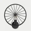 Lampes murales Outela American Style Light Round Creative Roue Forme Design Intérieur Rétro Lampe Luminaires Loft Restaurant LED Sconce