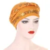 Mode Sequin Tresse Élastique Bonnet Cap Femmes Musulmanes Parti Chapeaux Chapeaux Africain Nigeria Femme De Mariage Bandanas Gele Couvre-chef