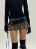 Women s Pants s Weekeep Punk Low Rise Y2k Mini Pleated Skirt With PU Belt Summer Sexy Super Short Vintage Grunge 2000s Outfits 230721